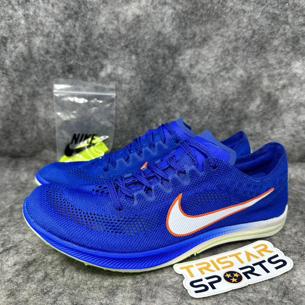 Nike ZoomX Dragonfly Track Shoes Mens Size 4 Racer Blue Spikes CV0400-400